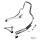 Det. Sissy Bar Shorty Chrome FLFB18-Up