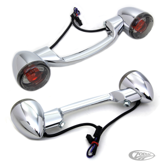 Turn Signal Bar Chrome/Smoke FLH/T99-13