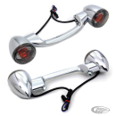Turn Signal Bar Chrome/Smoke FLH/T99-13