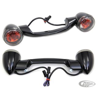 Turn Signal Bar Black/Smoke FLH/T99-03