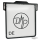 DMP 3-1 License Frame DE Gloss Black