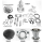 SU Eliminator Carb Kit Polished BT93-99