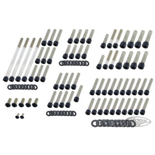 Eng. Bolt Kit Matt Blk FLH/T17-Up