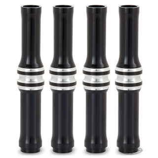 10-GAUGE PUSHROD COVERS ME17-UP black