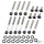 Prim. Cover Bolts Matt Blk RH/RA21-Up