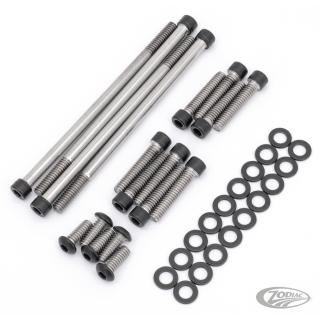 Prim. Cover Bolts Matt Blk FLH/T07-16
