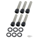 Trans. Top Cover Bolts Matt Blk BT07-Up