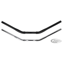 Burly 1-1/4" Drag Bar 0" Rise TBW Black