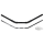 Burly 1-1/4" Drag Bar 0" Rise TBW Black