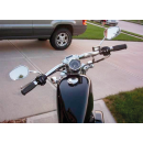 Burly 1-1/4" Drag Bar 0" Rise TBW Chrome