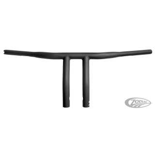 Burly 1-1/4" T-Bar 9.5" Rise TBW Black