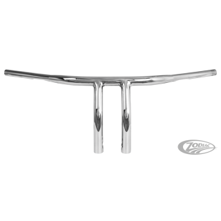 Burly 1-1/4" T-Bar 9.5" Rise TBW Chrome