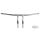 Burly 1-1/4" T-Bar 9.5" Rise TBW Chrome