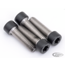Bar Top Clamp Bolts Matt Blk RH21-Up