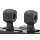 2" Risers for 1" Handlebars Black