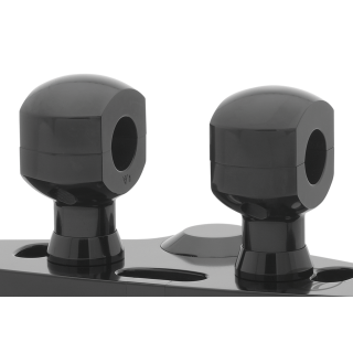 2" Risers for 1-1/4" Handlebars Black