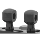 2" Risers for 1-1/4" Handlebars Black