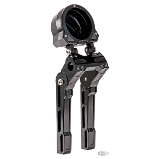 10" Adj. Risers/Gauge Black FXLRS22-Up