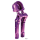 10" Adj. Risers/Gauge Purple FXLRS22-Up