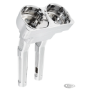 Method Kickback Risers Chrome FLTR15-Up