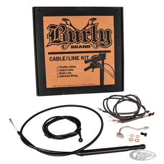 Burly Control Kit 16" Black FLH/T21-Up