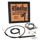 Burly Control Kit 16" Black FLH/T21-Up