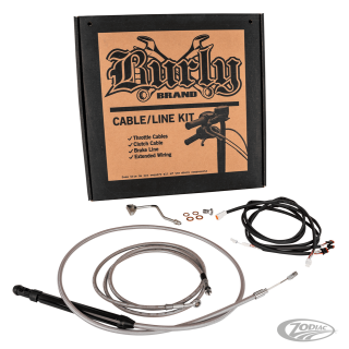 Burly Control Kit 16" SS FLH/T21-Up