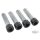 Foot Pegs DR Bolts Matt Blk ST18-Up
