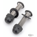 Foot Pegs Bolts Matt Blk Male Mount