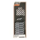 Colony, Sportster rocker box bolt kit. Hex, chrome