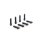 Colony, tappet block mount kit. OEM style, black