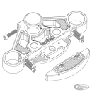 Method Top Fork Bracket Black FLT15-Up