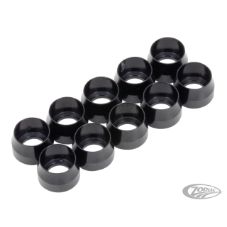 10pck Washers 1/4" Socket Head Black