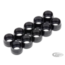 10pck Washers 1/4" Socket Head Black