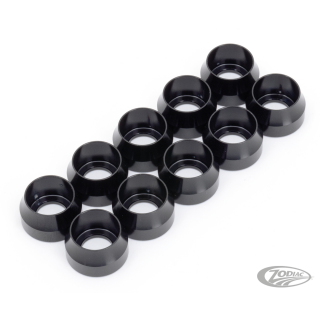 10pck Washers 5/16" Socket Head Black