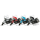 NC Vintage Beaded Shield Clear BT36-48
