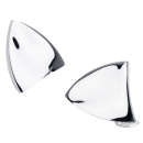 Chrome Mirror Block Off Plates FLT96-13