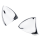 Chrome Mirror Block Off Plates FLT96-13