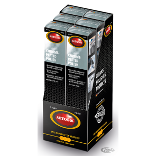 6pck Autosol Plastic Chrome Polish 75ml