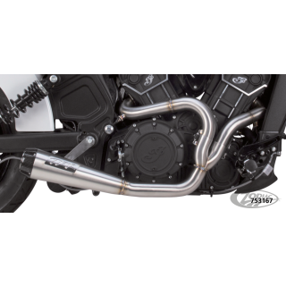 2Bros 2-1 Indian Scout Stainless/Carbon
