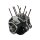 Evolution Standard 3.500" Bore Engine Case 84-91 Bottom Breather Black