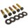 Sprocket/Pulley Screw Kit 5 Hex Head Screws, 5 Washers Satin Black Powder Coated