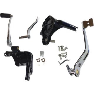 Forward Control Kit for Twin Cam Softail Black Powder Coated