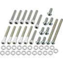 Primary Cover Screw Kit For Dyna, Softail Stainless Steel