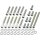 Primary Cover Screw Kit For Dyna, Softail Stainless Steel