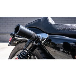 Brawler Crash Bar Replacement Slider Kit Black Front