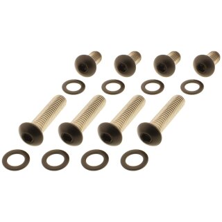 Fender Strut Screw Kits Supplied are 8 screws and 8 washers Satin Black Powder Coated