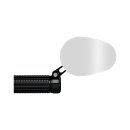 mo.view cruise flip Bar End Mirror Black