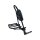 Tall Rigid Sissy Bar Luggage Rack Gloss Black Powder Coated