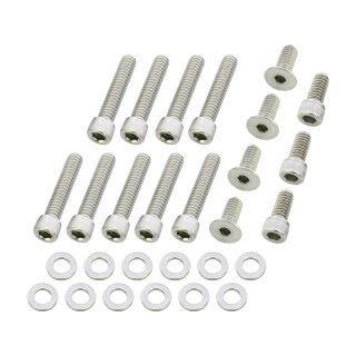Primary Cover Screw Kit For FL Shovel, FX Shovel Stainless Steel